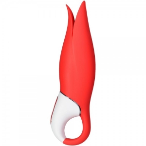 Вибратор &quot;Satisfyer Power Flower&quot; в виде тюльпана, коралловый