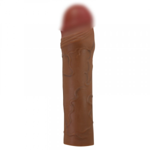 Насадка-удлинитель &quot;Pretty Love Chane&quot; + 5см, супер реалистичный мулат