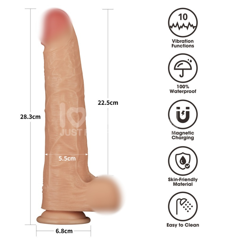 Вибратор реалистичный &quot;Lovetoy Power Basics 11&quot; мега мощный 